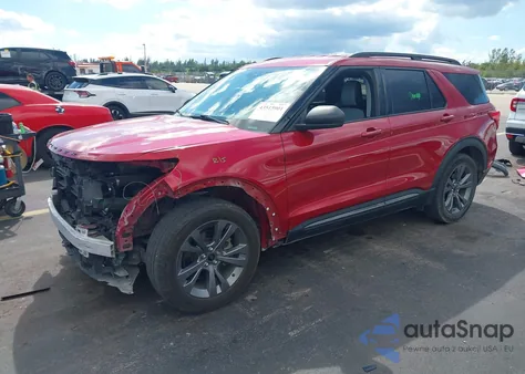2021 Ford Explorer Xlt z USA, uszkodzony, nr VIN 1FMSK7DH8MGA27662